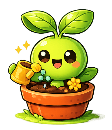 Sprout watering plants
